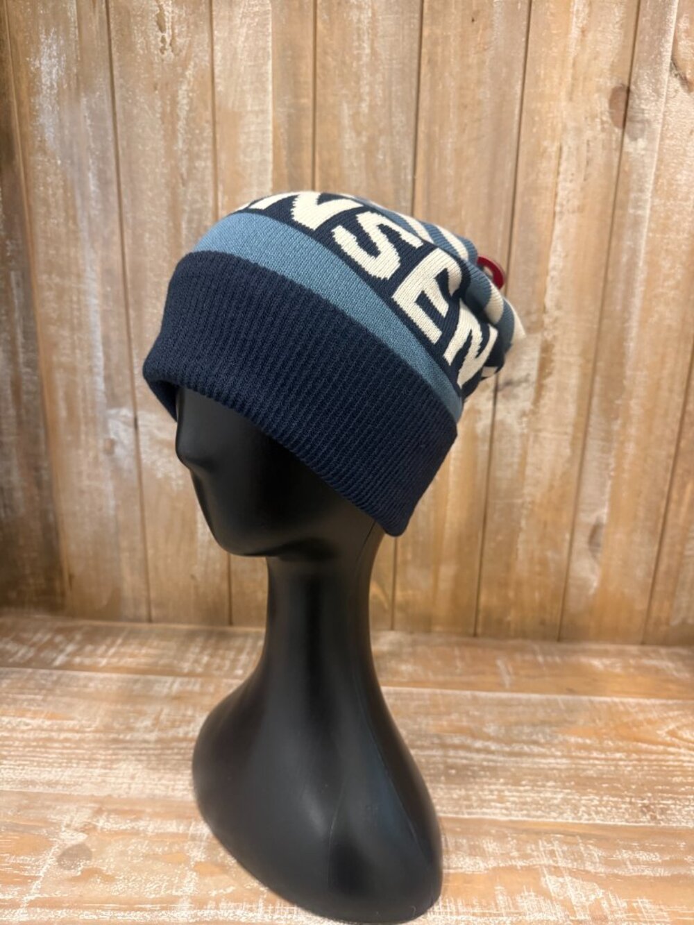 Helly Hansen Ridgeline Beanie Unisex Retro Pom Pom Outdoor Cap Blue Navy New